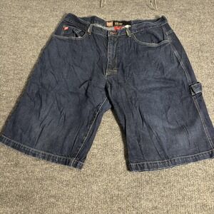 Ecko Unltd Shorts Mens 40 Blue Denim Classic Carpenter Jean Baggy Y2K Jorts